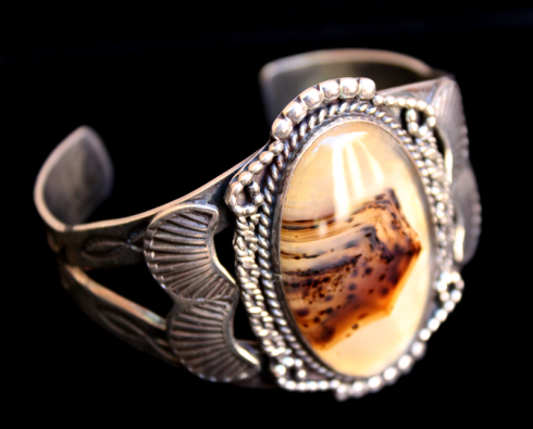 Vintage Agate Cuff