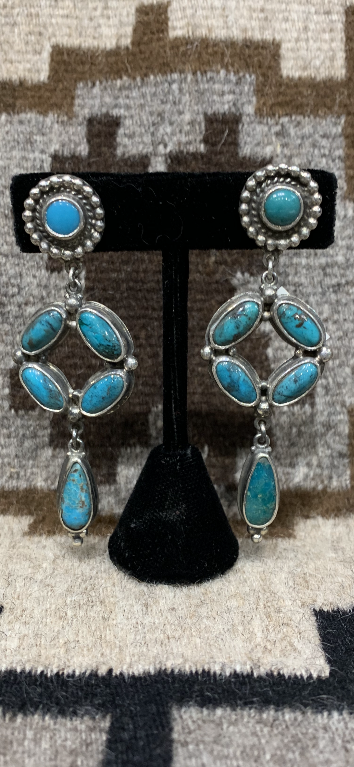 Turquoise Earrings by Ron Wesley